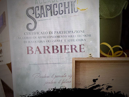 Barber Diploma: Authentic Training with Scapicchio